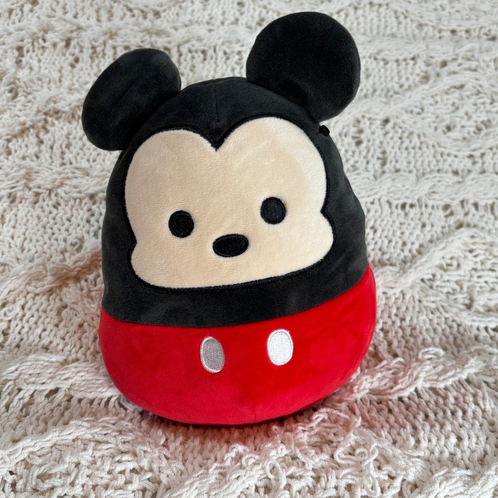 Disney Mickey Mouse Squishmallow Kellytoy Plush‎ Stuffed Animal 8"SQDS21DG-7AST